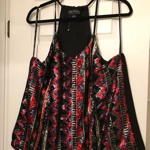 Forever 21 Sequin Halter Top